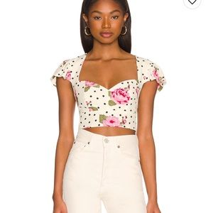 LPA Rose Floral Top